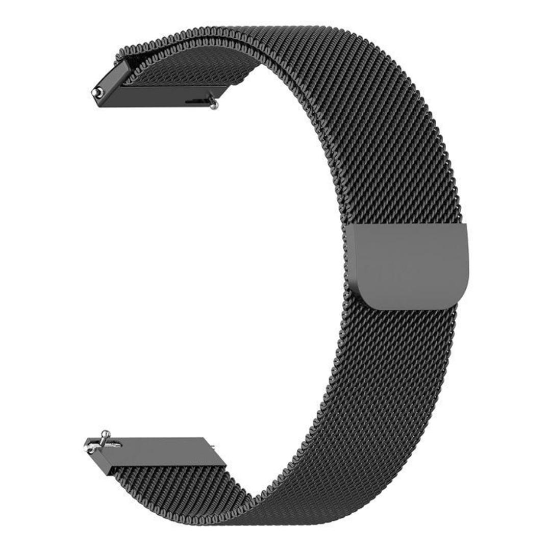 Ремешок металлический Milanese Loop для Xiaomi Redmi Watch 5 Lite 22 мм Черный (ECR_8861) - фото 1