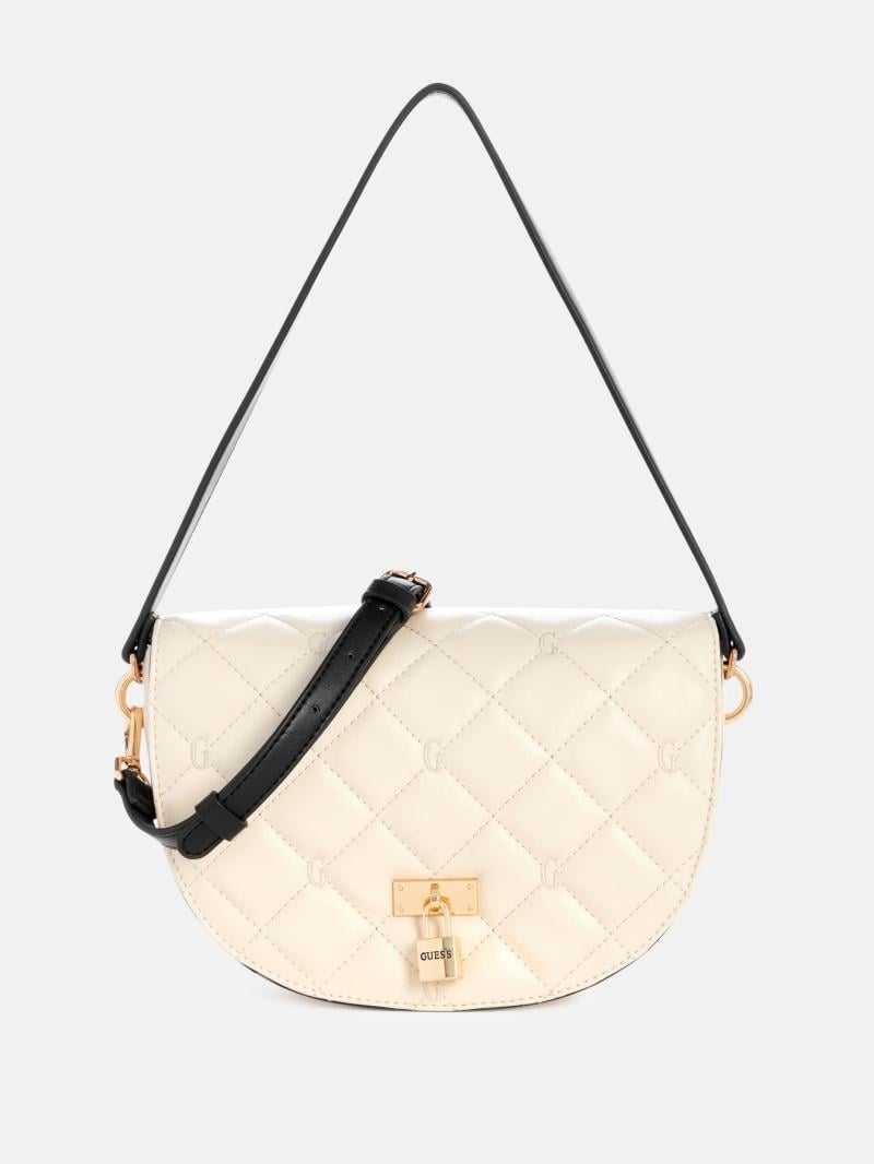 Женская сумка кросс-боди Guess Brevard Quilted Logo Crossbody Белый (190231794073) Женская сумка кросс-боди Guess Brevard Quilted Logo Crossbody Белый (190231794073)