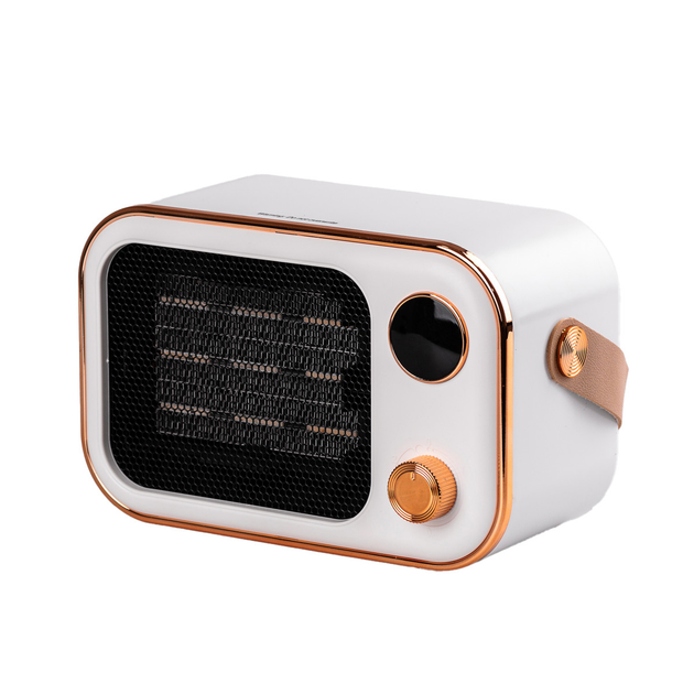 Тепловентилятор портативный с нагревательным керамическим элементом 1200 Вт Белый (2765802299)