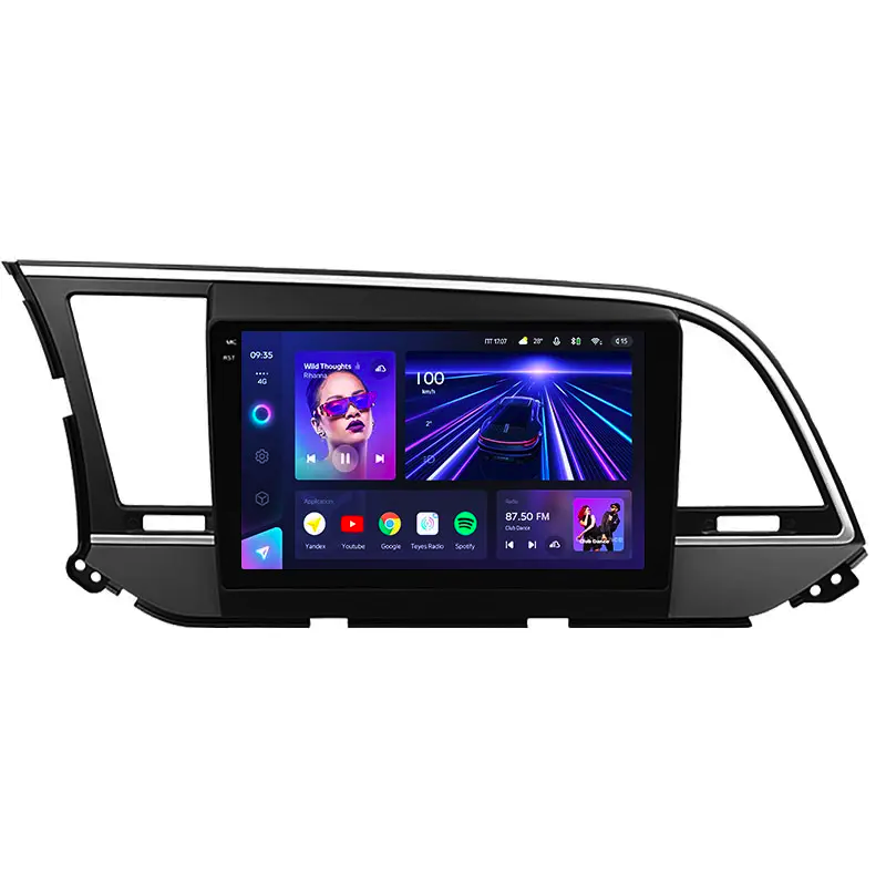 Автомагнитола штатная Teyes для Hyundai Elantra 6 2016-2018 Android CC3 2K 6/128G Wi-Fi/4G вариант В