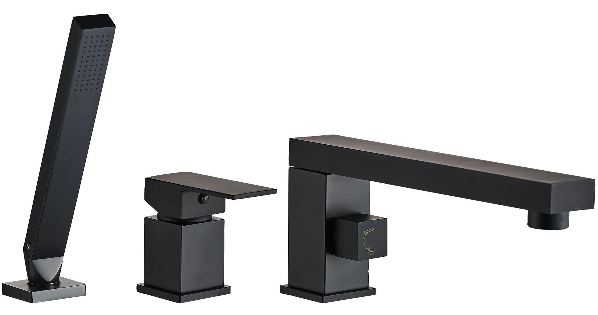 Смеситель Rea Glen для ванны Черный