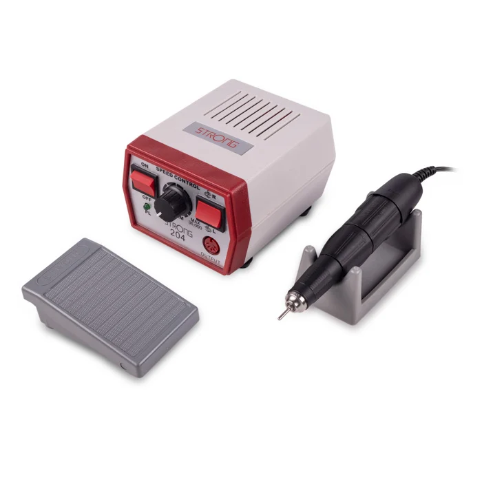 Фрезер для манікюру та педикюру Strong 204 65 Вт 35000 об. Червоний