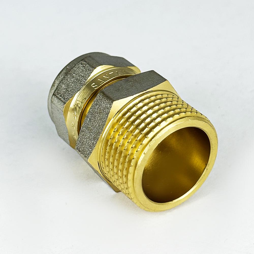 Згін із зовнішнім різьбленням з проточкою SANTAN 16х3/4" (38865) - фото 4 Згін із зовнішнім різьбленням з проточкою SANTAN 16х3/4" (38865) - фото 4