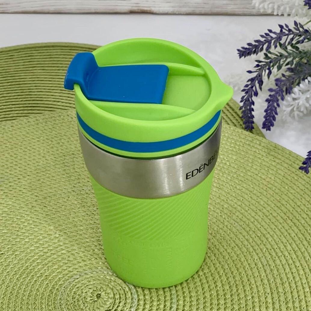 Термокружка вакуумная 250 мл Edenberg EB-630 250 мл Салатовый - фото 2 Термокружка вакуумная 250 мл Edenberg EB-630 250 мл Салатовый - фото 2