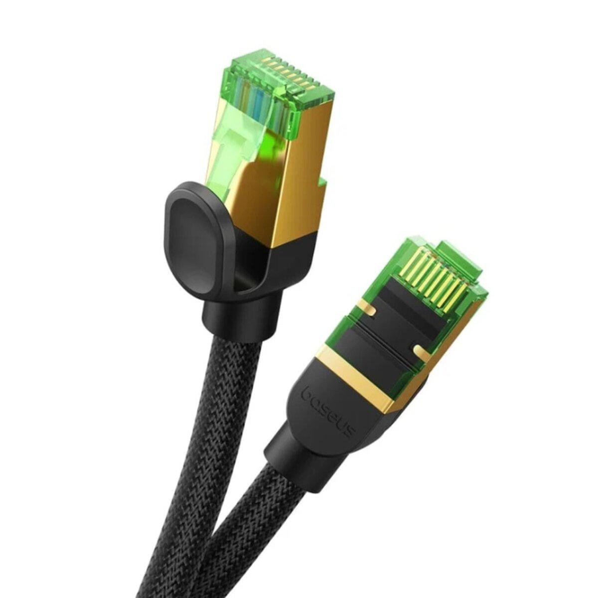 Патч-корд BASEUS High Speed ​​CAT8 40Gigabit Ethernet Cable 8 м Black (B0013320C111-07)