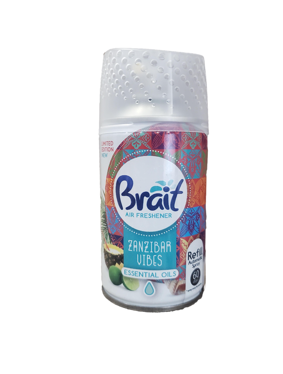 Освіжувач повітря Brait Zanzibar Vibes автоматичний змінний балон 250 мл