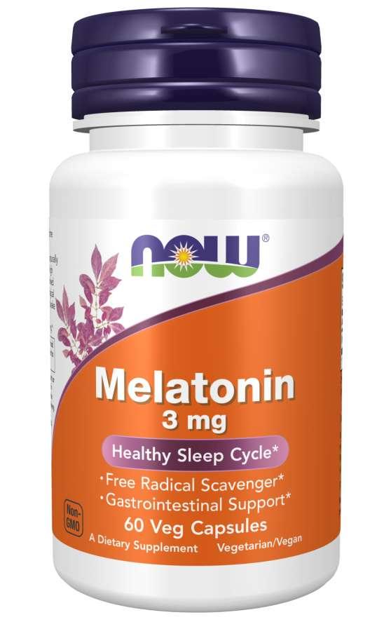Диетическая добавка Now Melatonin 3 мг №60