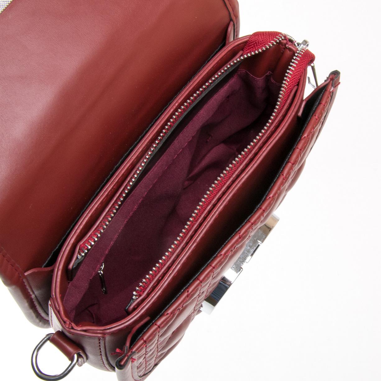 Женская сумочка-клатч Fashion 7117 Бордовый - фото 4