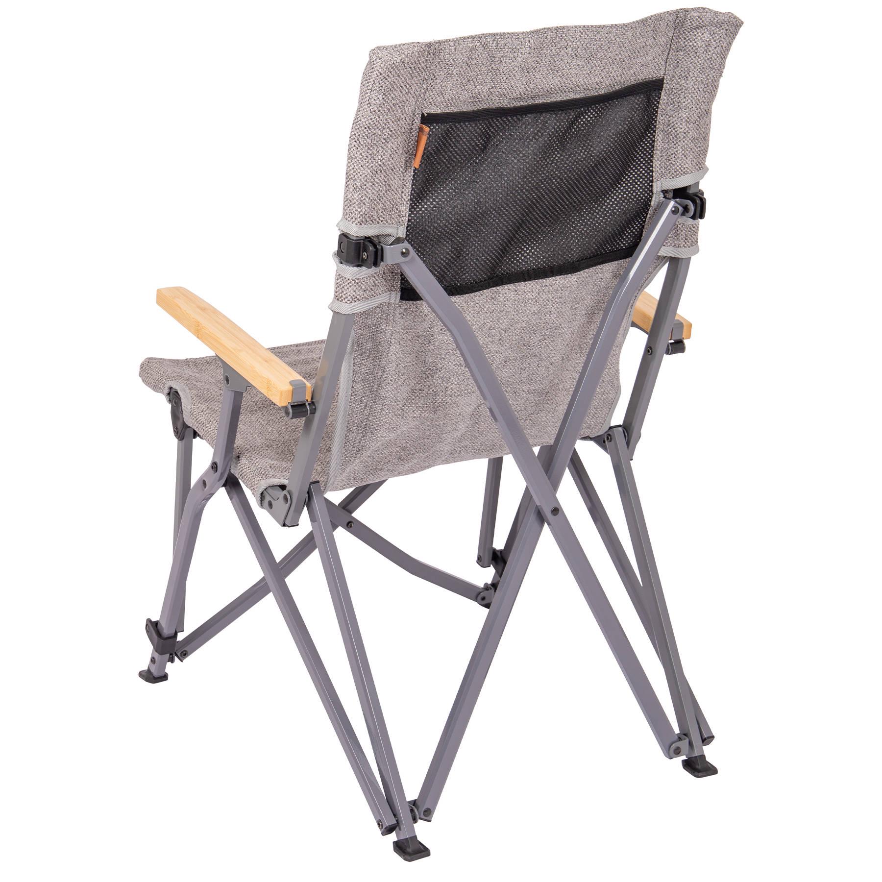 Туристичне крісло розкладне Bo-Camp Chelsea Grey (1204810) - фото 5
