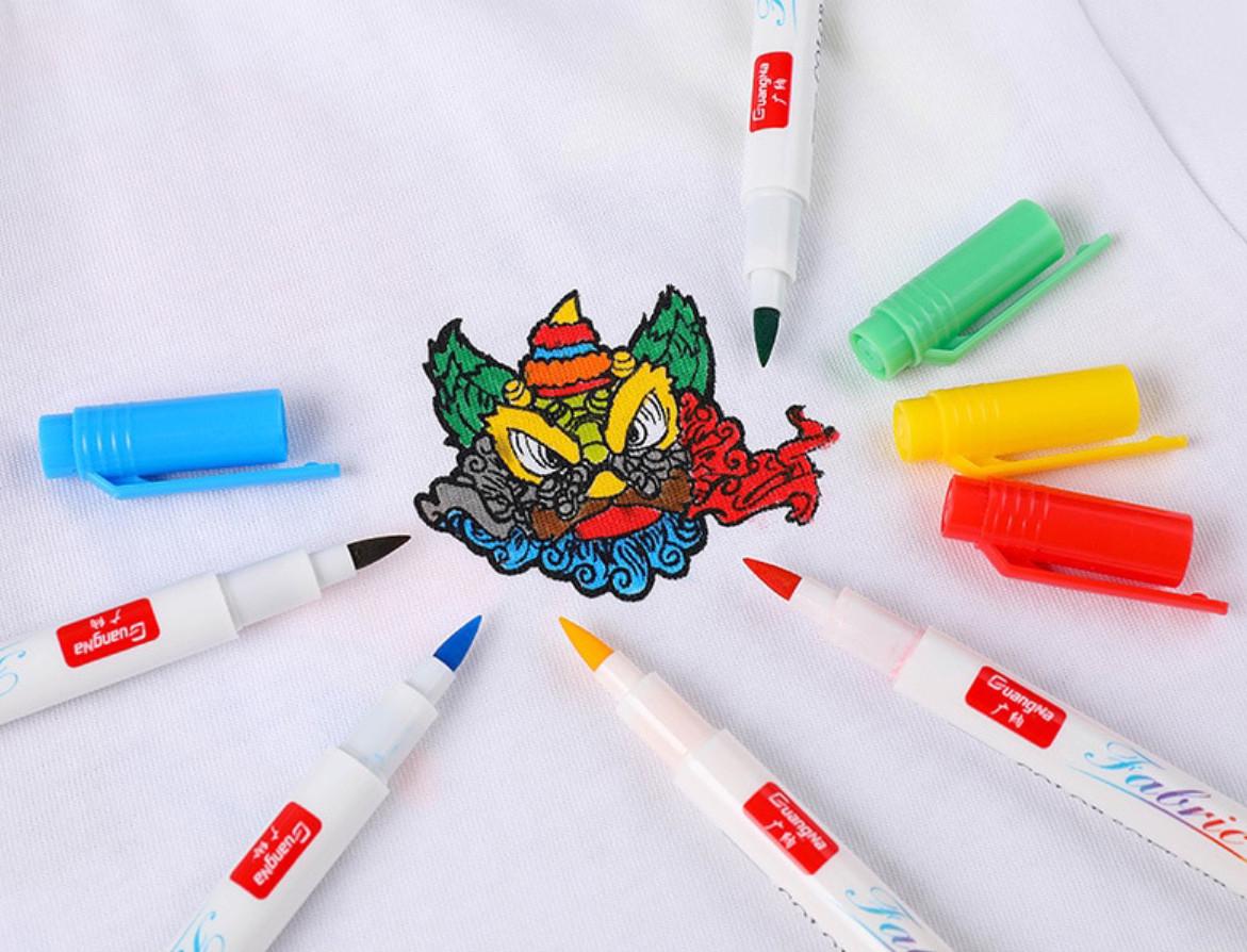 Набір маркерів YOVER для тканини 24 кольори - фото 4 Набір маркерів YOVER для тканини 24 кольори - фото 4