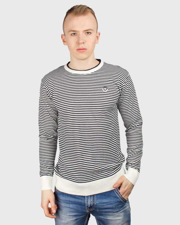 Кофта VIP Stendo MH454 XXL Чорно-білий (40454)