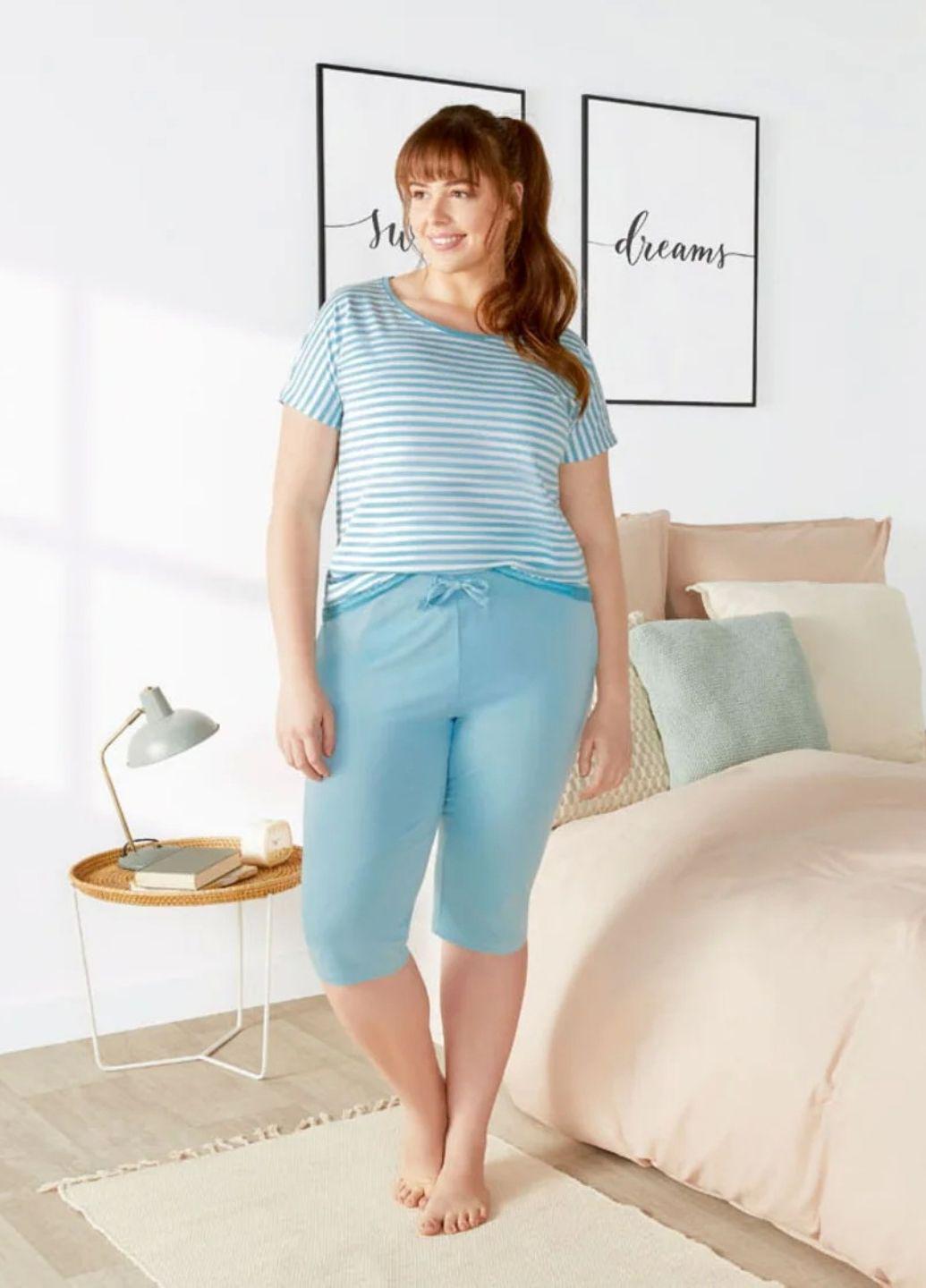 Піжама жіноча Esmara XL Бірюзовий - фото 2 Піжама жіноча Esmara XL Бірюзовий - фото 2