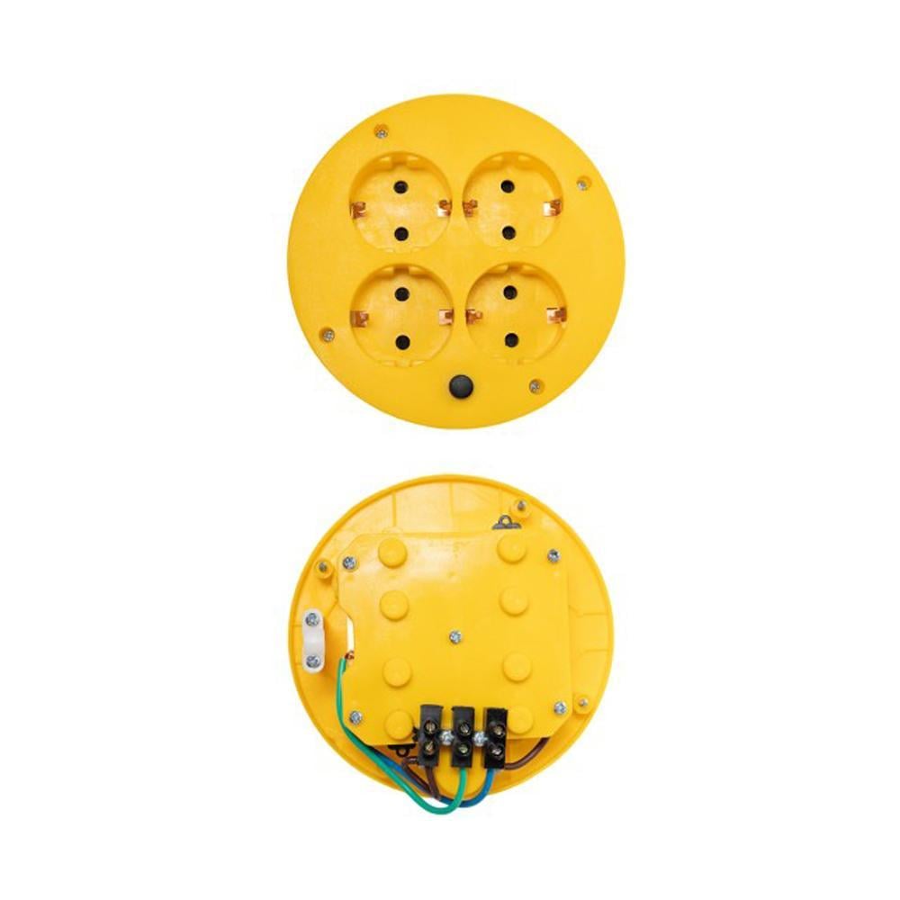 Подовжувач на котушці МЕГАтек ПВС з вимикачем від перенапруги 30 м 3х1,5 мм (24757548) - фото 2 Подовжувач на котушці МЕГАтек ПВС з вимикачем від перенапруги 30 м 3х1,5 мм (24757548) - фото 2