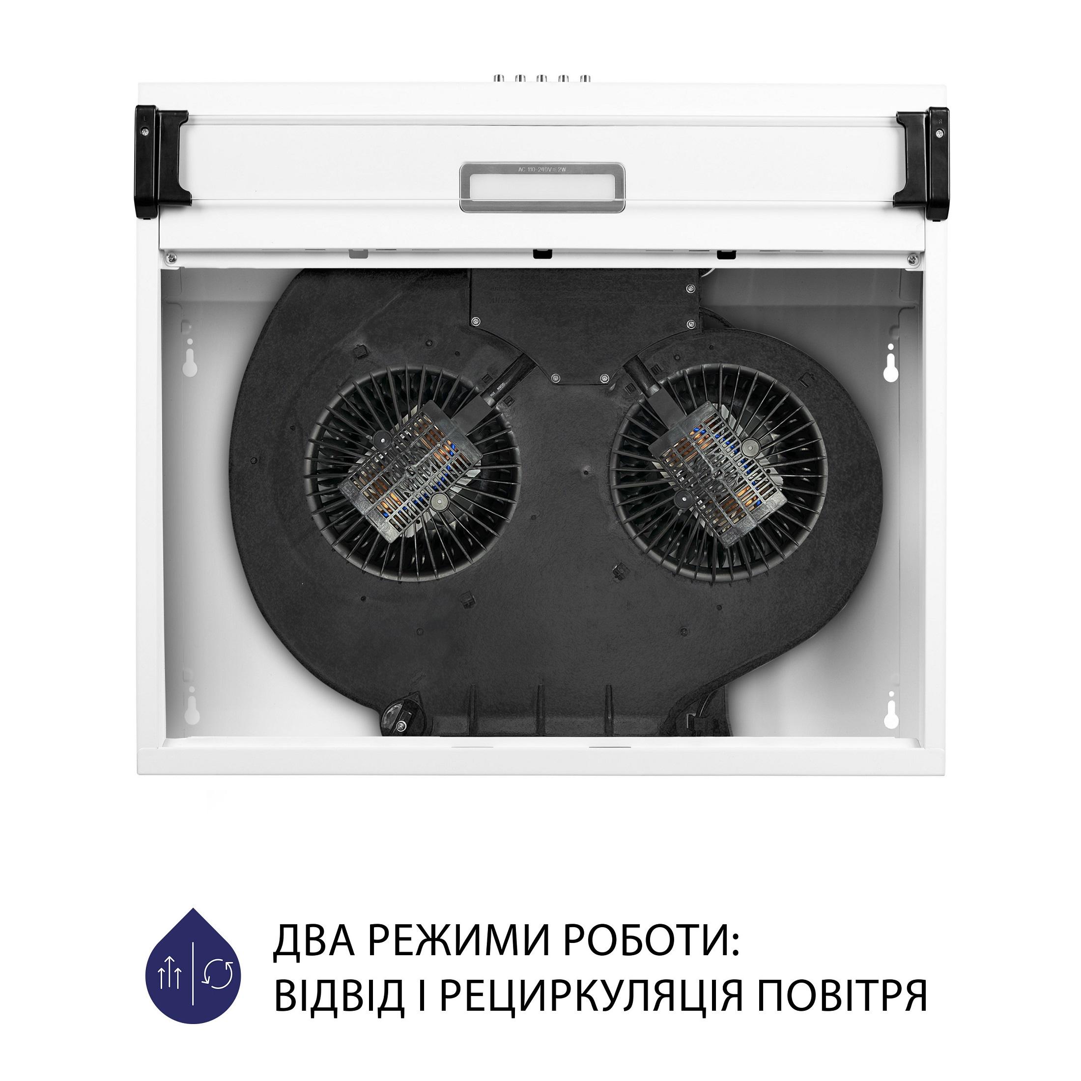 Витяжка плоска Minola HPL 617 WH - фото 8