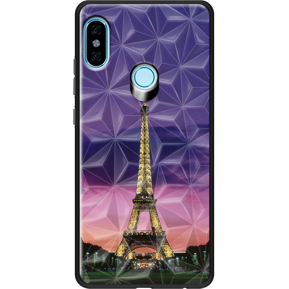 Чехол BoxFace Xiaomi Redmi Note 5 / Note 5 Pro Полночь в Париже Черный силикон с призмой (32971-up964-37870)