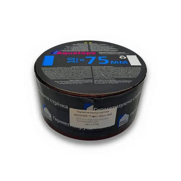 Стрічка бітумна герметизуюча фольгована 75 мм х 10 м (27980981) Стрічка бітумна герметизуюча фольгована 75 мм х 10 м (27980981)