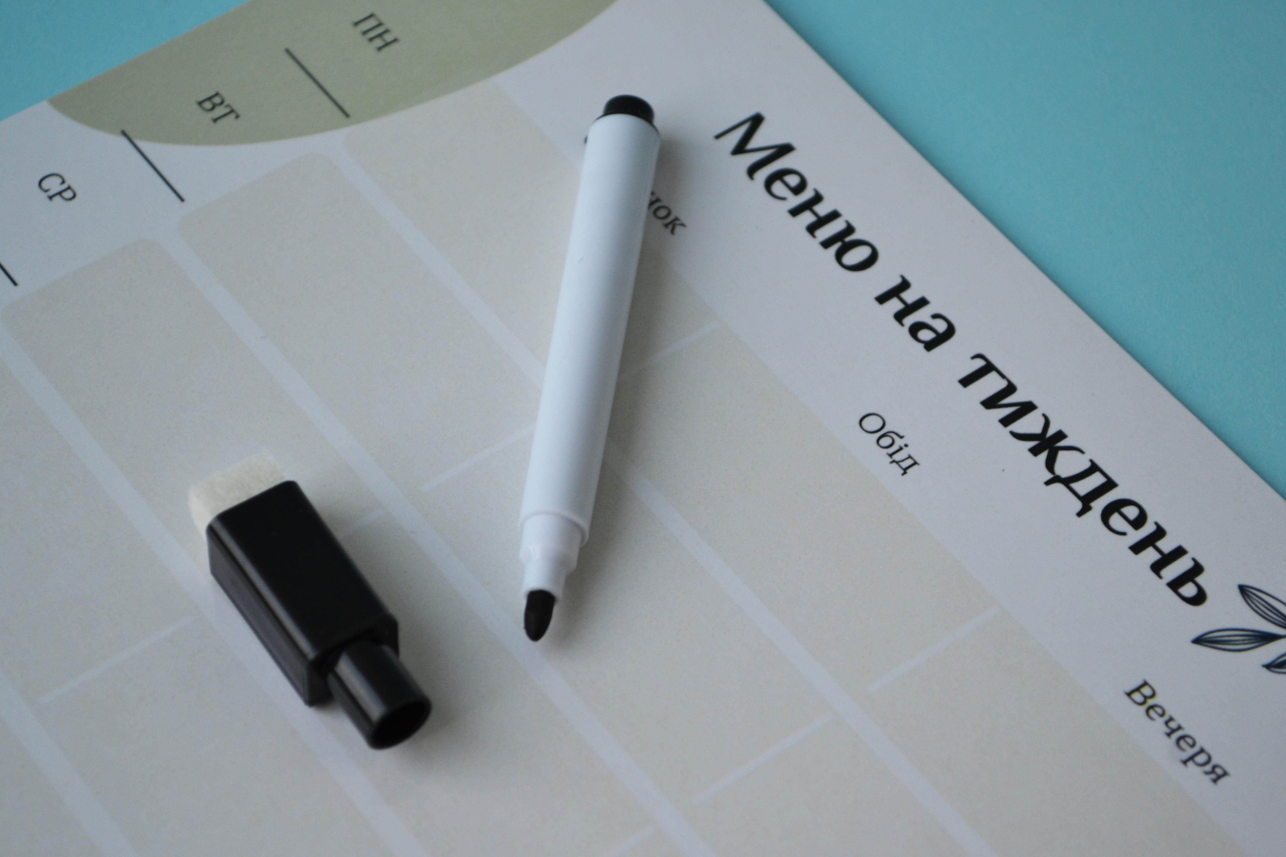 Маркер сухого стирання CLS 2-4 мм для дошки й планера на магніті з губкою Чорний (MG006) - фото 5 Маркер сухого стирання CLS 2-4 мм для дошки й планера на магніті з губкою Чорний (MG006) - фото 5