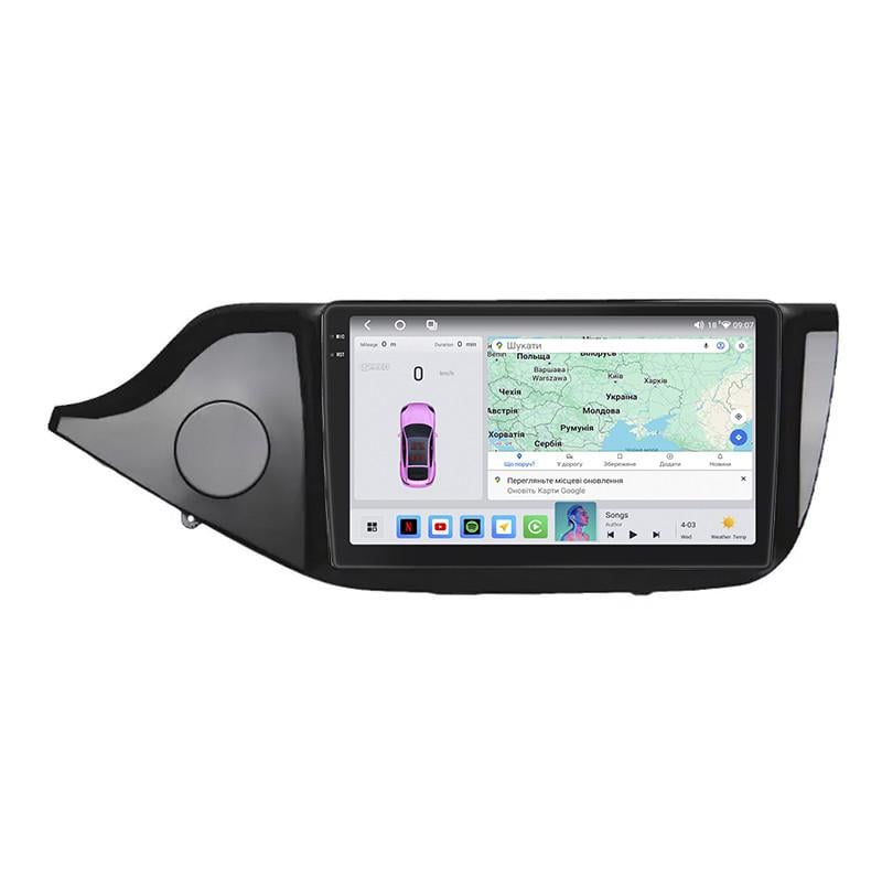 Автомагнитола штатная Lesko для KIA Ceed II Рестайлинг 2015-2018 4/64 QLED CarPlay 4G Wi-Fi GPS Prime 9" (22391619)