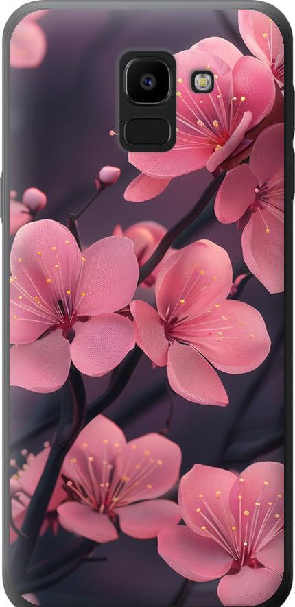 Чехол на Samsung Galaxy J6 2018 Пурпурная сакура (6075t-1486-42517)