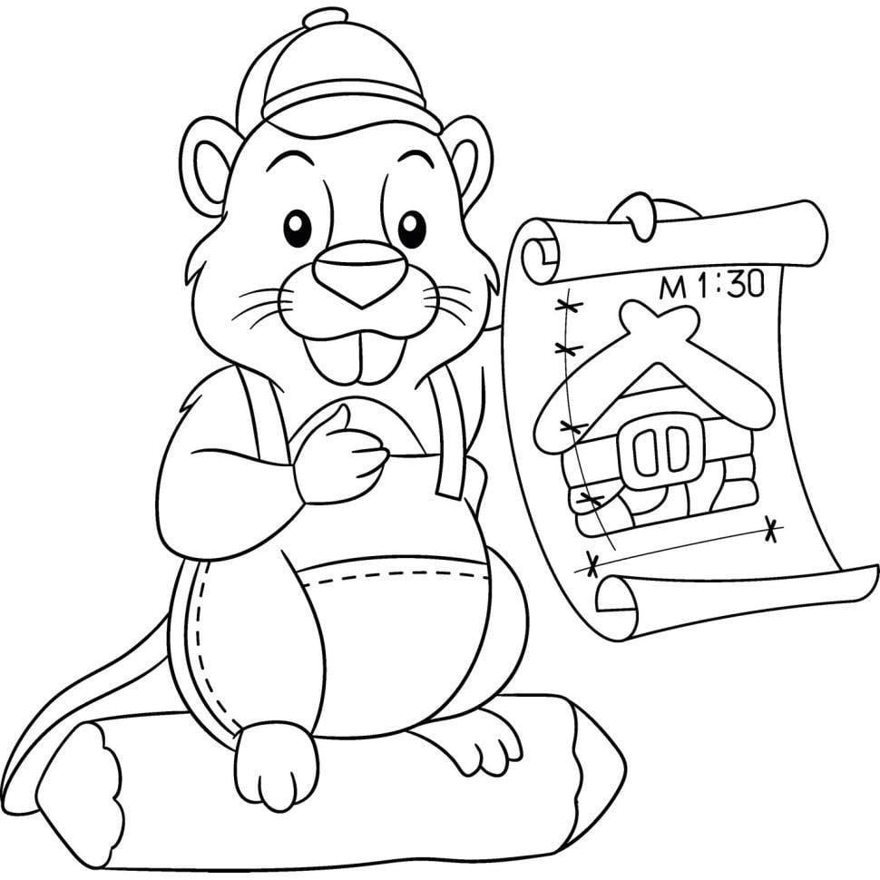 Розпис по полотну ART CRAFT Бобер 15115-AC 25х30 см (RLT44139)