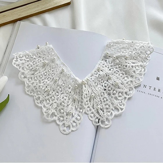 Кружевные воротники на платье/рубашку/блузку Разноцветный (C00910) - фото 7 Кружевные воротники на платье/рубашку/блузку Разноцветный (C00910) - фото 7