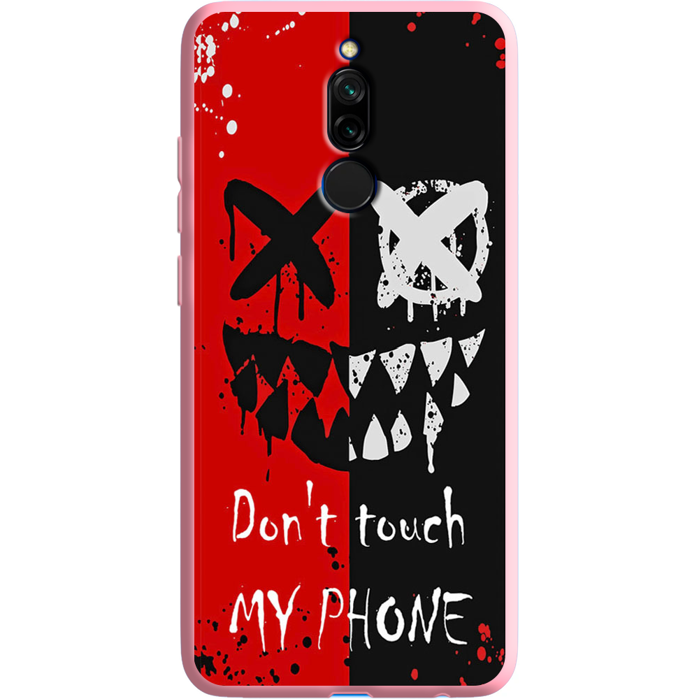 Чехол BoxFace Xiaomi Redmi 8 Bad Smile Розовый силикон (38411-up2468-38676)