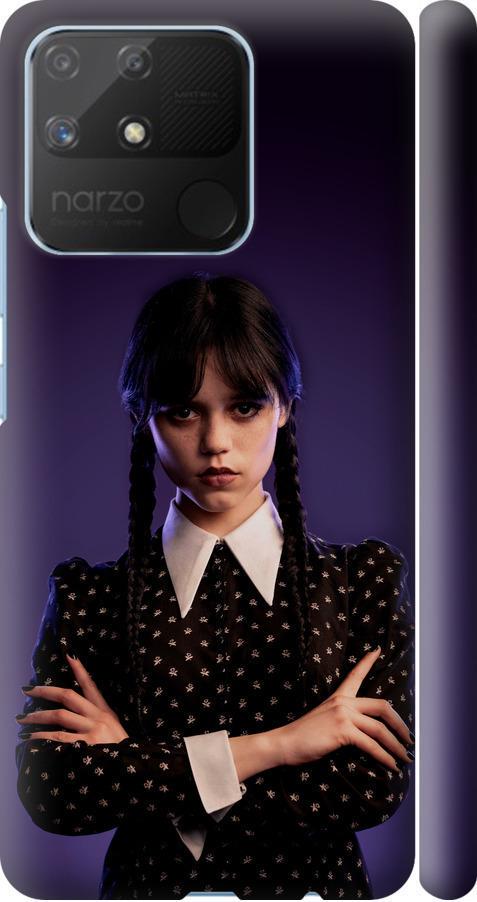 Чехол на Realme Narzo 50A Wednesday v3 (5517m-2514-42517)