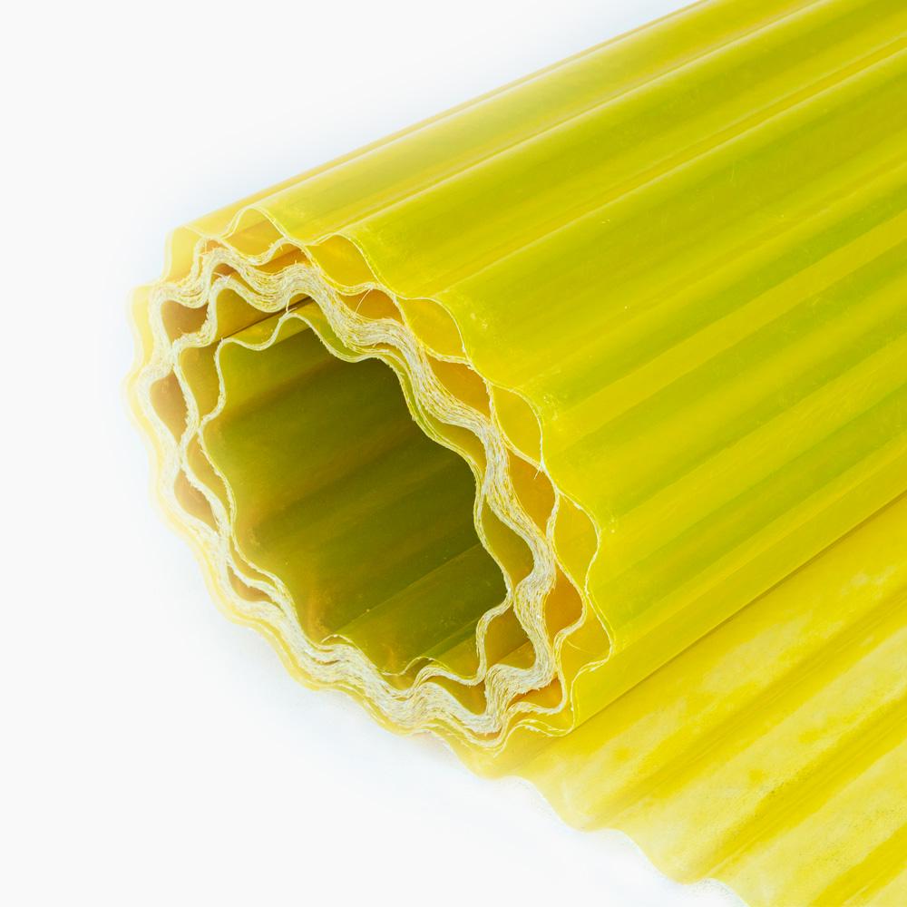 Шифер прозрачный PolyRoll волна 2 м x 0,6 мм Желтый (PRTY20)