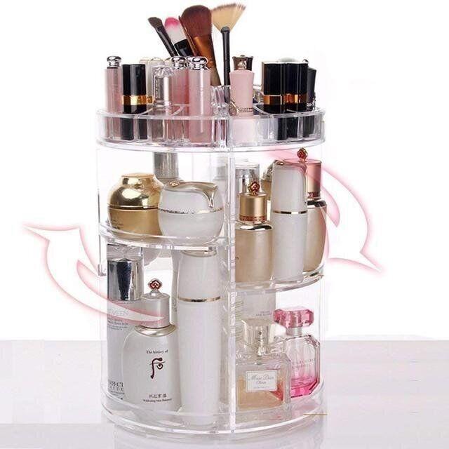 Органайзер для косметики Rotation Cosmetic Organizer 360° Прозрачный (MS-11915) - фото 2