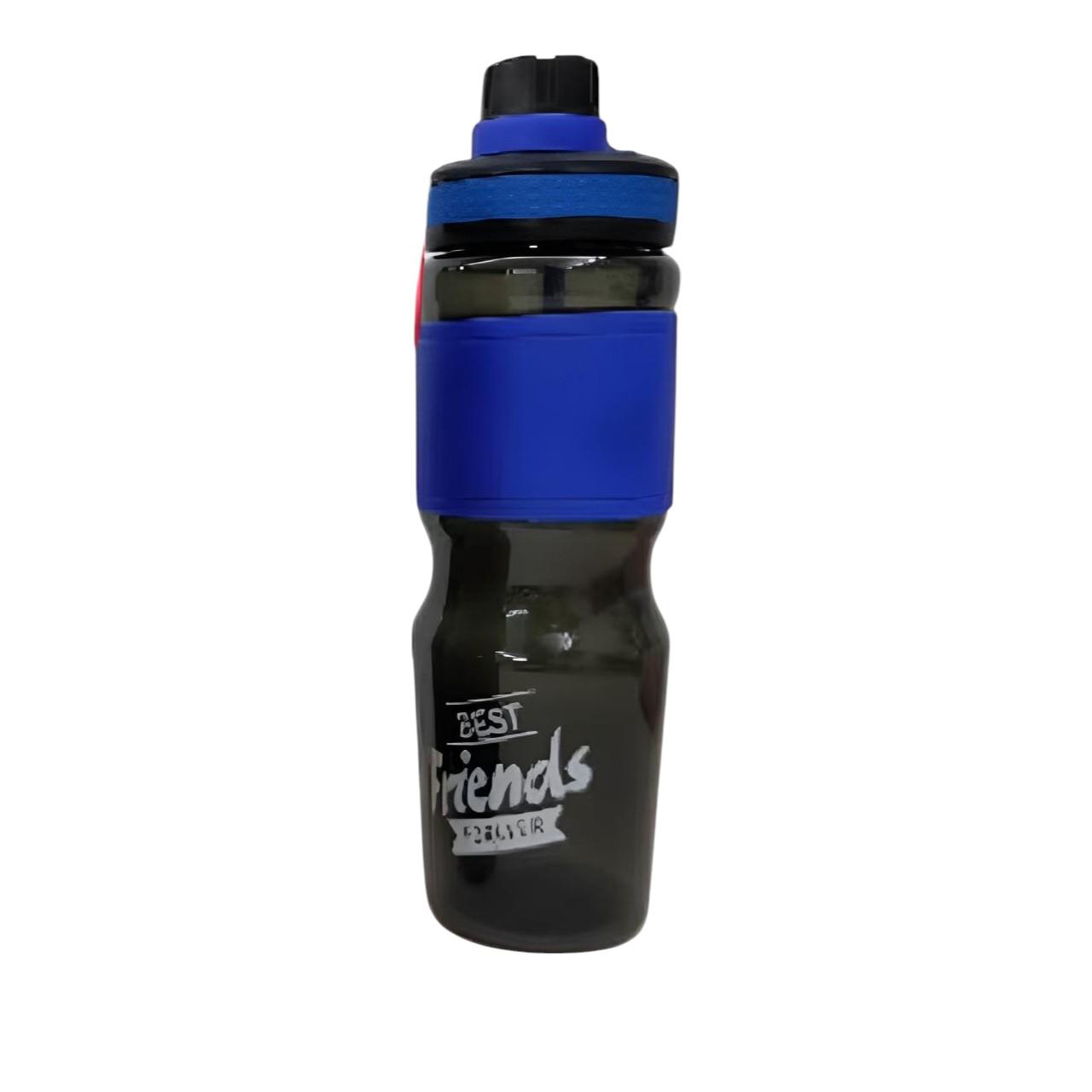 Бутылка спортивная Best Friends R33454 660 мл с силиконовыми вставками Черный/Синим (109eebd0)