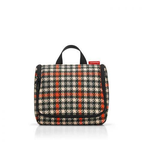Косметичка Reisenthel Toiletbag Glencheck 23х20х10 см Red (WH 3068)