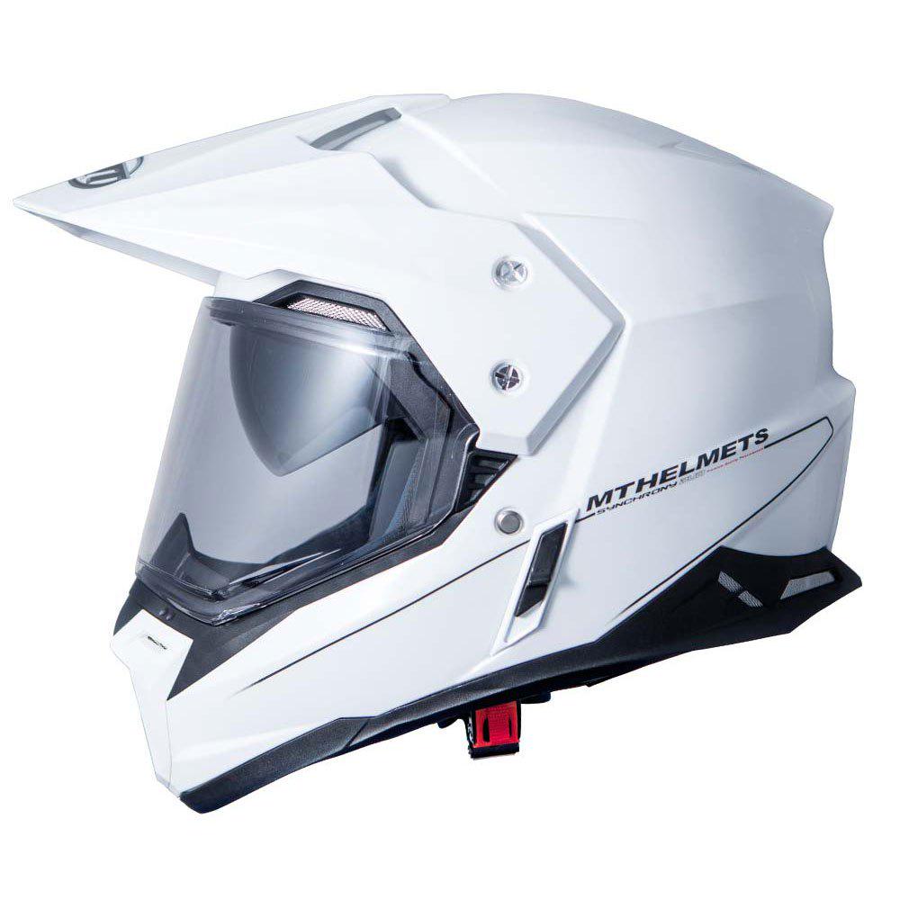 Мотошлем MT HELMETS SYNCHRONY SV Duo Sport Solid L Gloss White (23254)