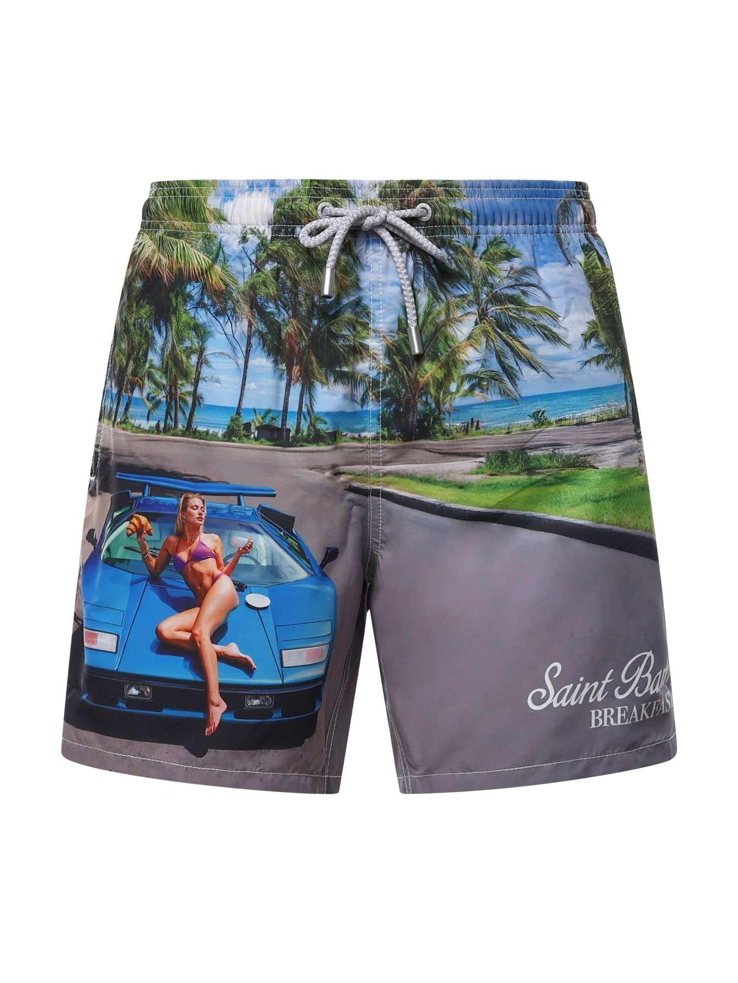 Шорты пляжные мужские MC2 Saint Barth 2XL Разноцветный (GUS0009-SB01)