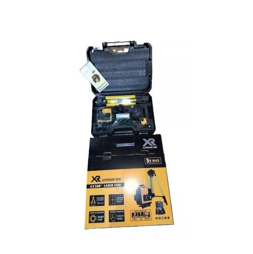 Нивелир аккумуляторный лазерный 3D-4D 3,7 V/5AH уровень со штативом Желтый (3D25) Нивелир аккумуляторный лазерный 3D-4D 3,7 V/5AH уровень со штативом Желтый (3D25)