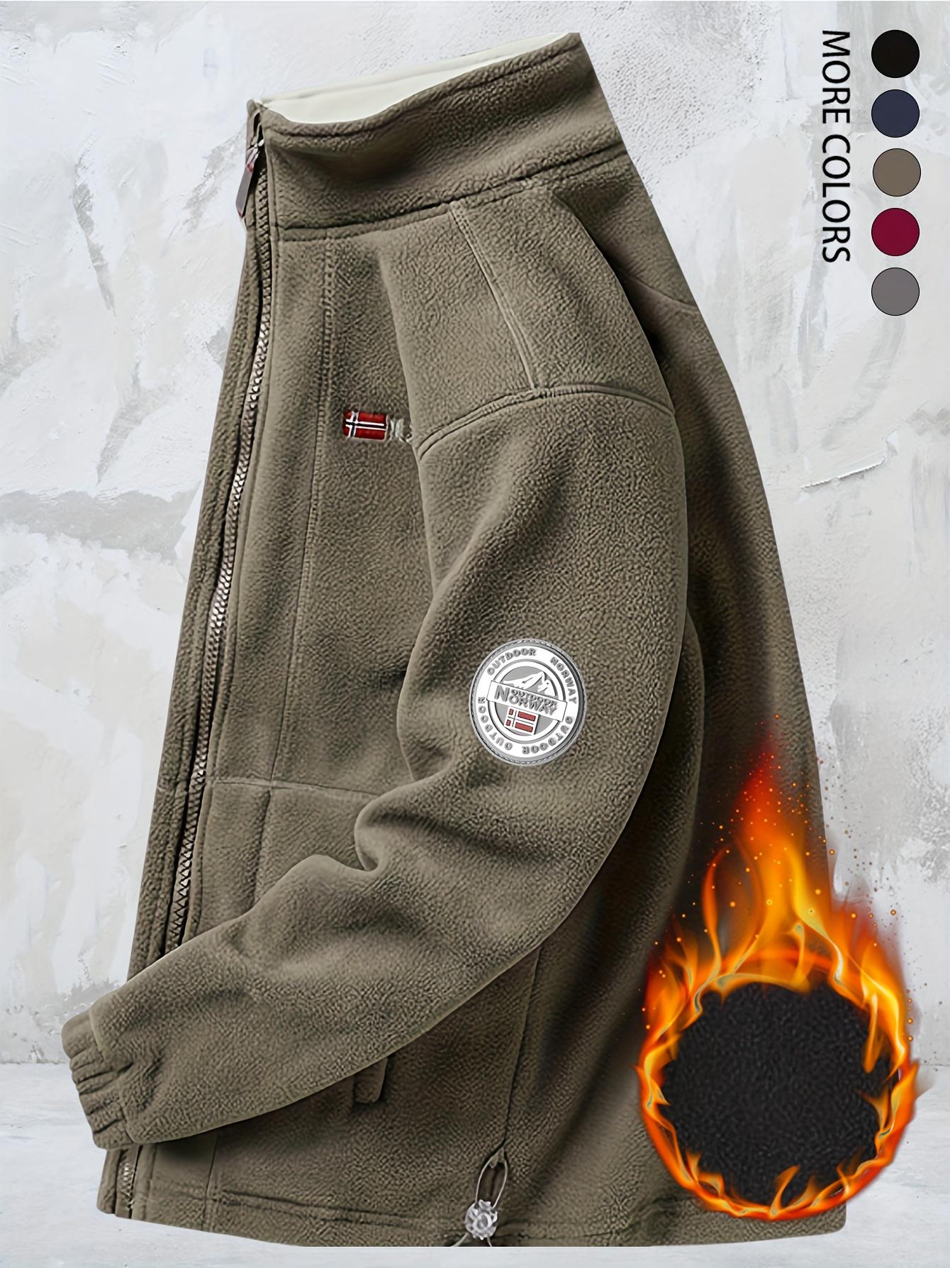 Куртка мужская теплая Knit флисовая утолщенная L Серый (23669034) - фото 5