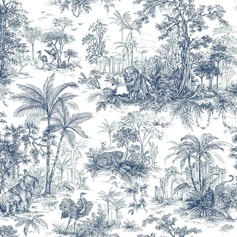 Обои виниловые AdaWall Tropicano на бумажной основе (9909-2)