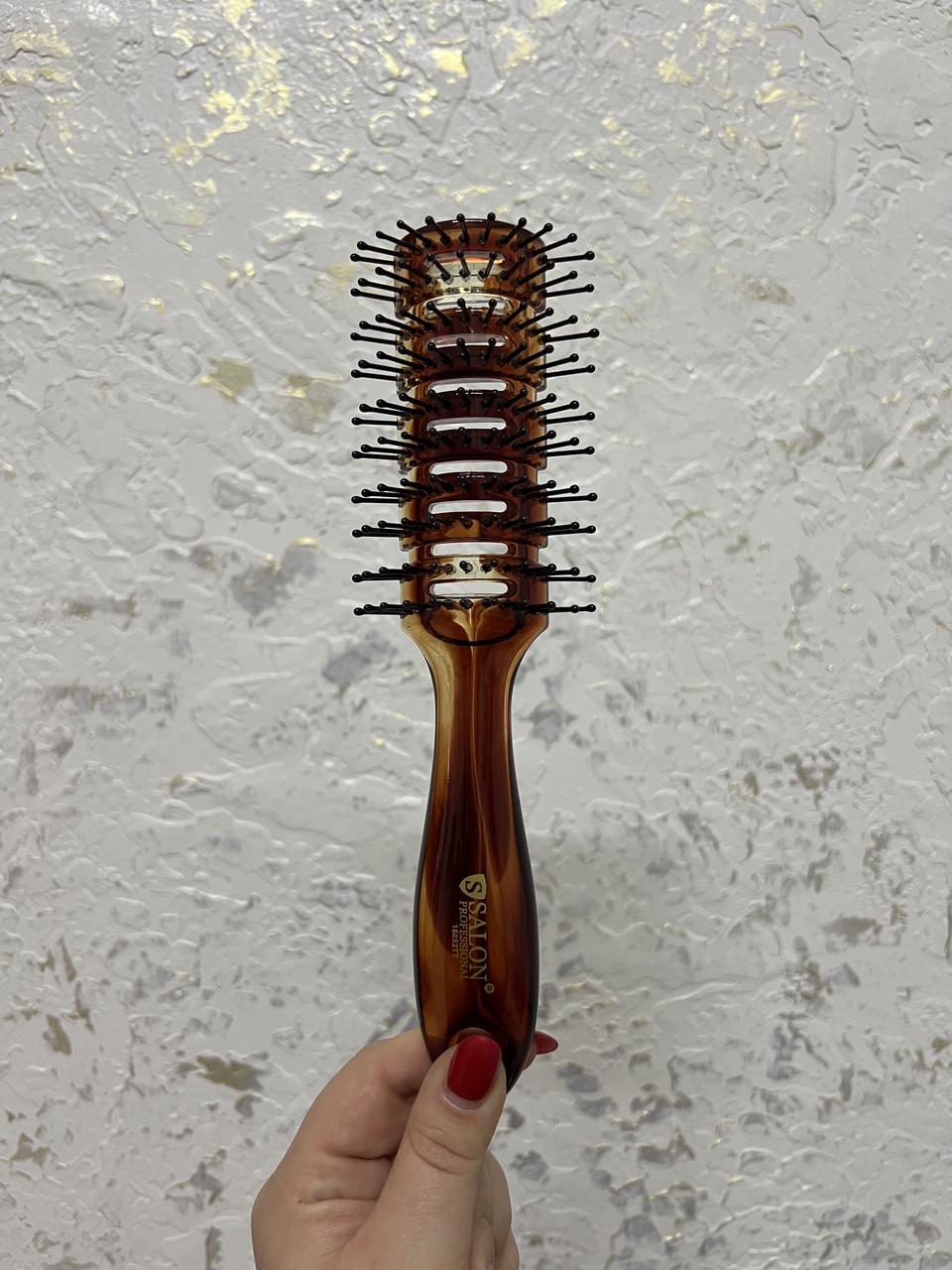 Щетка для волос массажная продувная Salon Professional 18052 TT