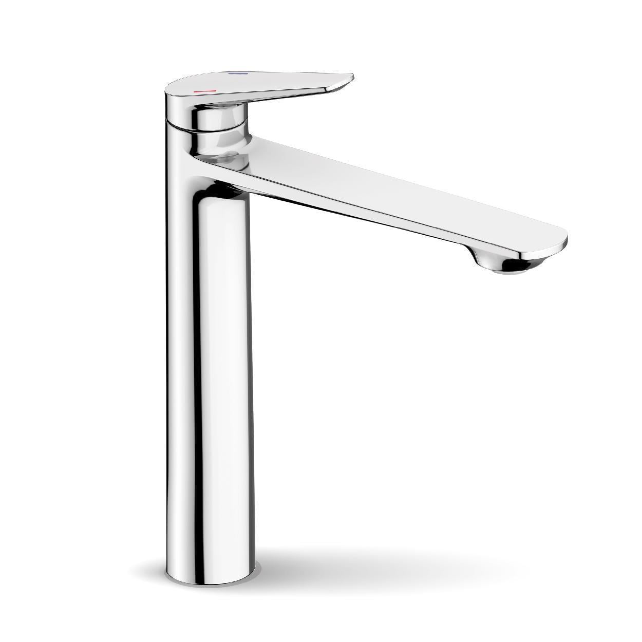 Смеситель для раковины высокий FADO однорычажный d 26 мм Garda Хромированный (MIX05044C)