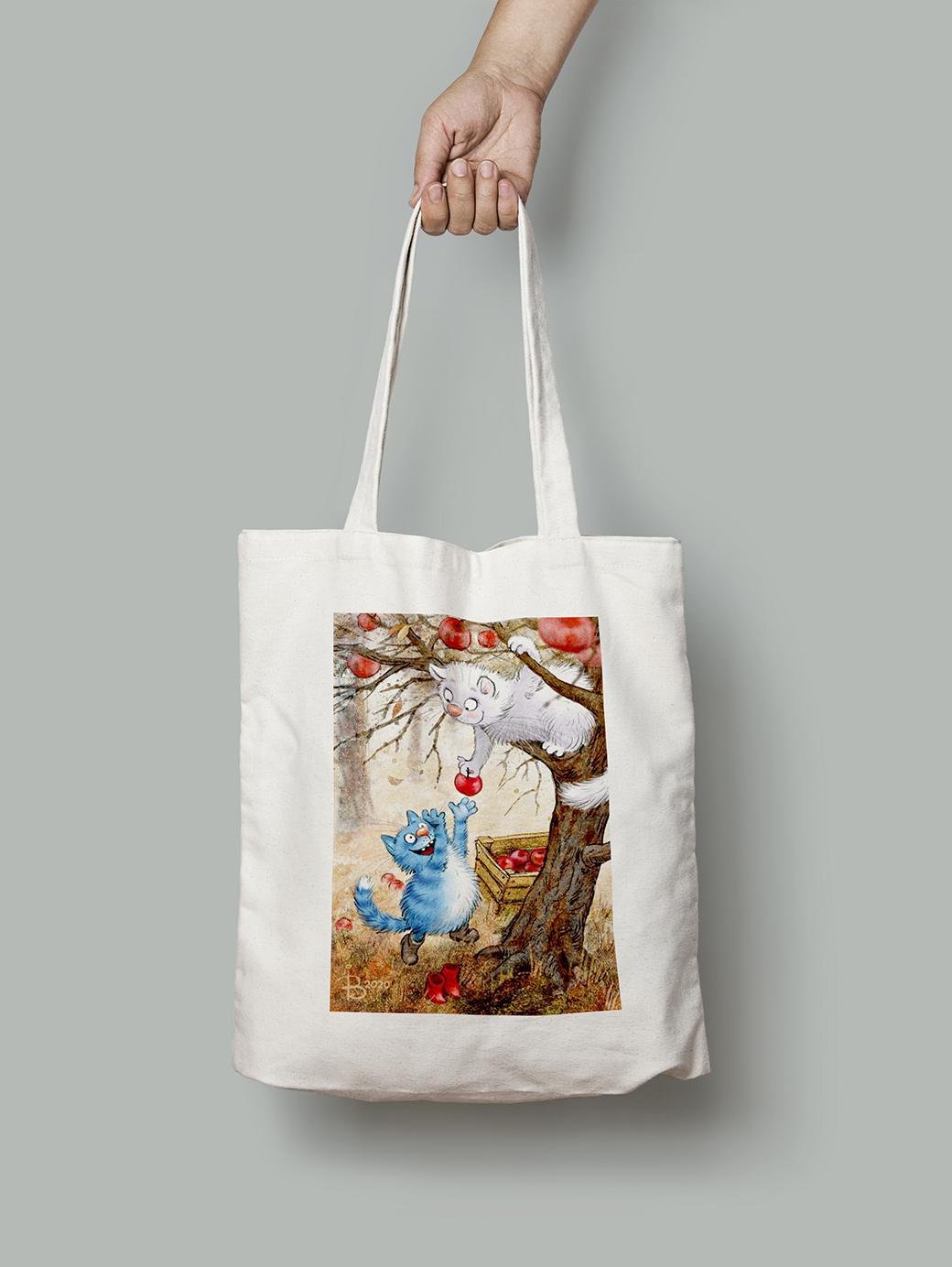 Эко-сумка Яблочный урожай шопер (rinaz_20201633035_Bag)