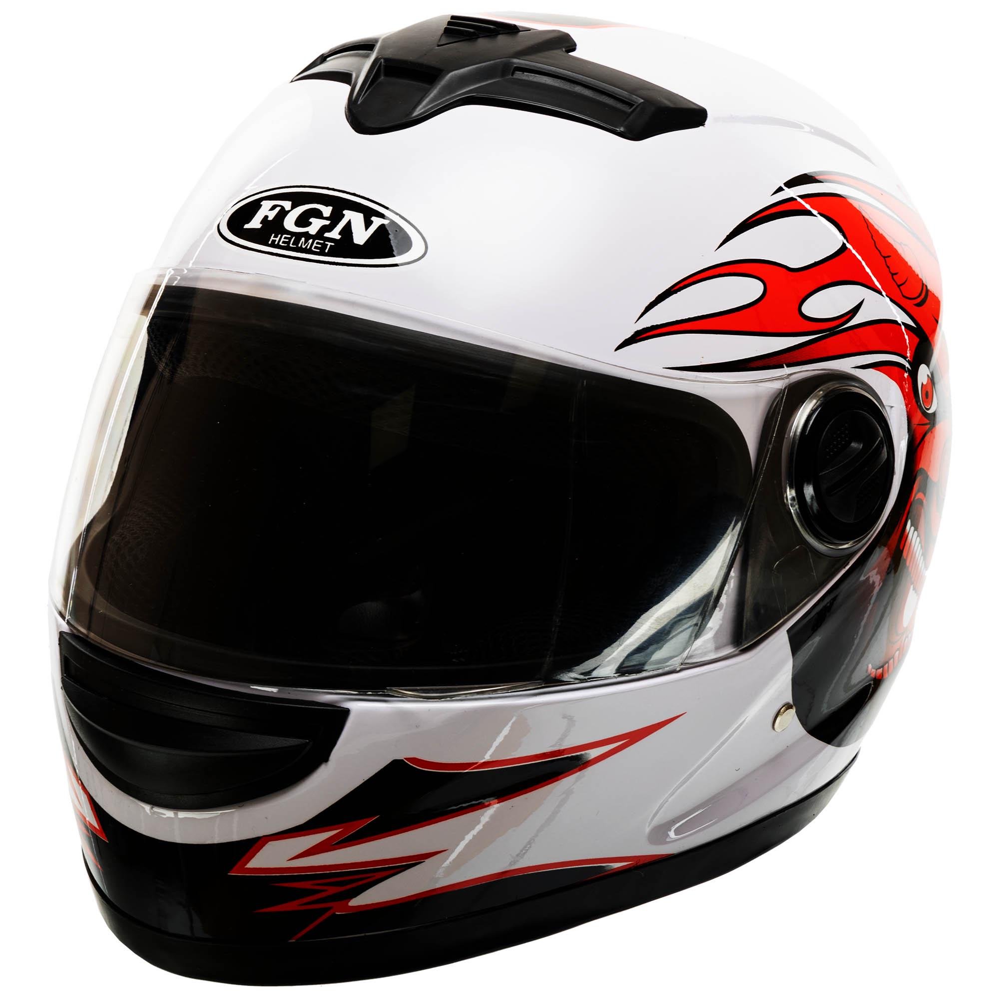 Мотошлем интеграл FGN FGN-828 full face L Белый Мотошлем интеграл FGN FGN-828 full face L Белый