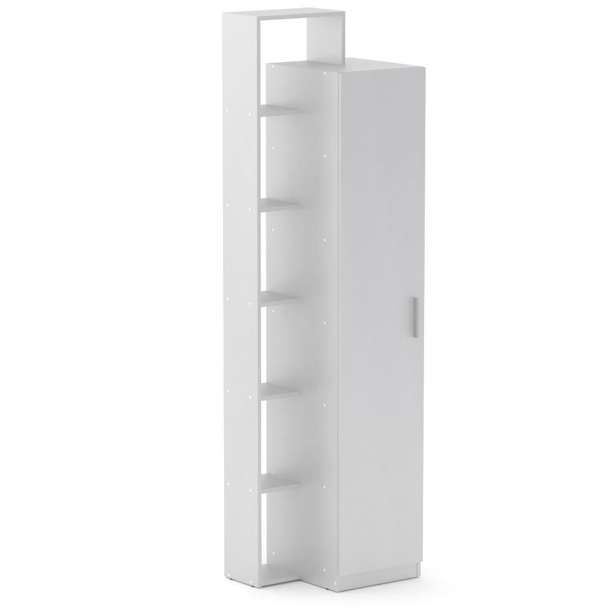 Шафа з полицями для одягу Компаніт Шафа-8 Альба/Білий