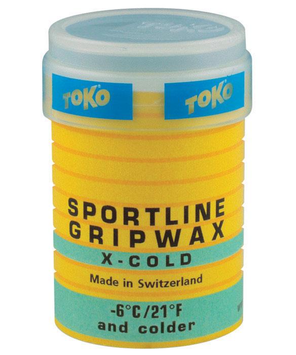 Воск Toko Sportline GripWax 32гр x-cold (1052-550 9747 (4040-00210)