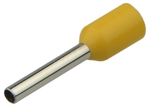 Наконечник изолированный АСКО-Укрем НТ 0,5-12 0,5 мм2 гильза 12 мм 100 шт. Оранжевый (A0060010015)