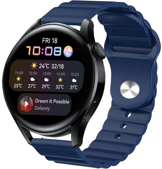 Ремешок Wave для Huawei Watch 3 Dark Blue (22574-5D)