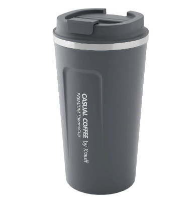 Термокружка Krauff из нержавеющей стали для кофе/чая 510 мл Серый (26-309-005)