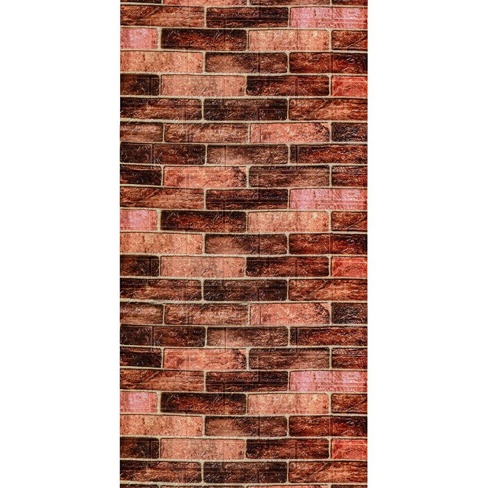 3D-панель самоклеющаяся Sticker Wall R179-3-3 Коричневый кирпич Кладка 700 мм 3,08 м 3 мм (SW-00001768)