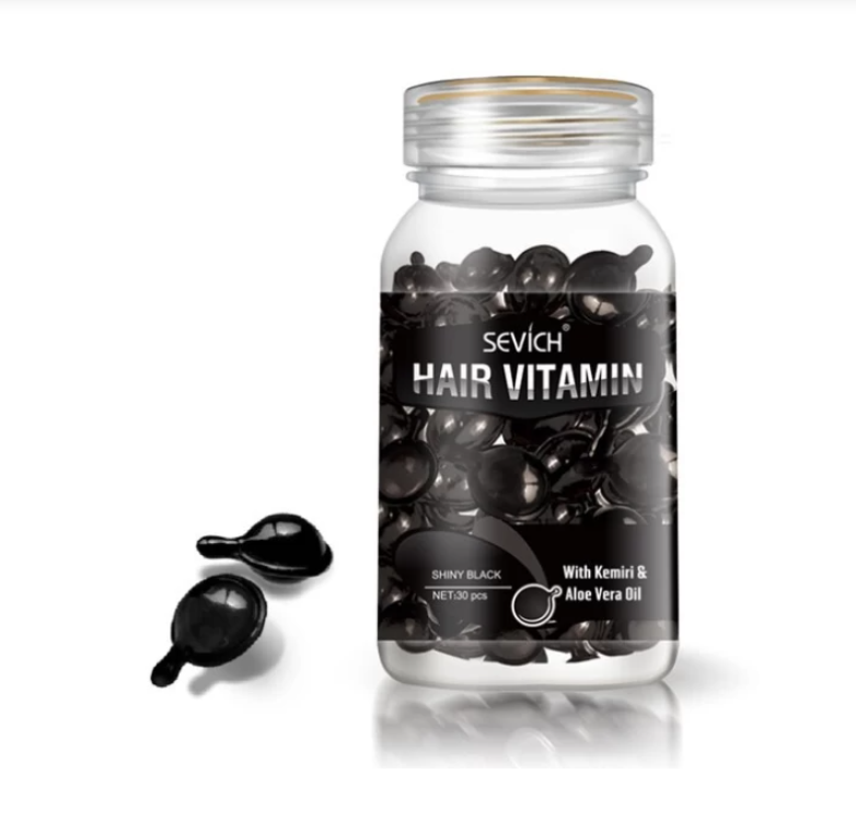 Капсулы для волос Sevich Vitamin With Kemiri & Aloe Vera Oil Потрясающий блеск 30 капс. (2096039684)