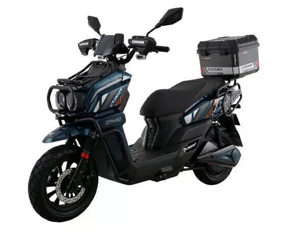 Электроскутер двухместный Crosser CR-21 2500W 76,8V/40Ah Синий
