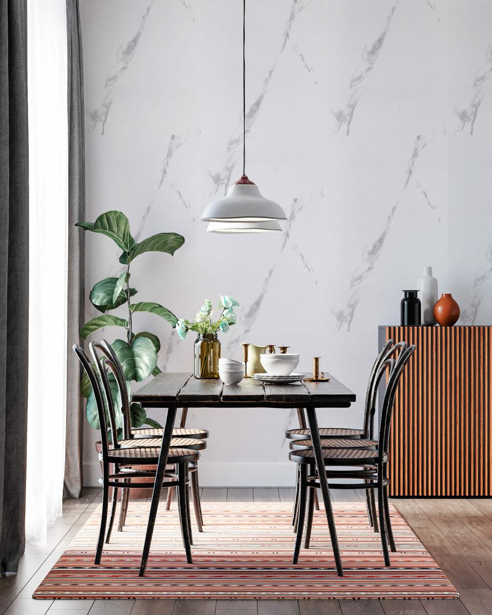 Плитка самоклеящаяся стеновая PET в рулоне 600х3000х2 мм (SW-00001703)