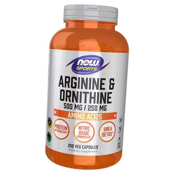 Аргінін Arginine & Ornithine 250 вег. капс. (27128002)